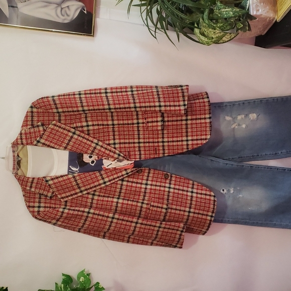 Kingsridges Vintage Houndstooth Wool Jacket. - Picture 4 of 10